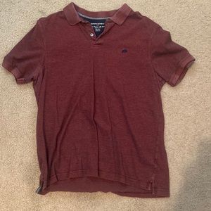 Red Men’s Collar Shirt